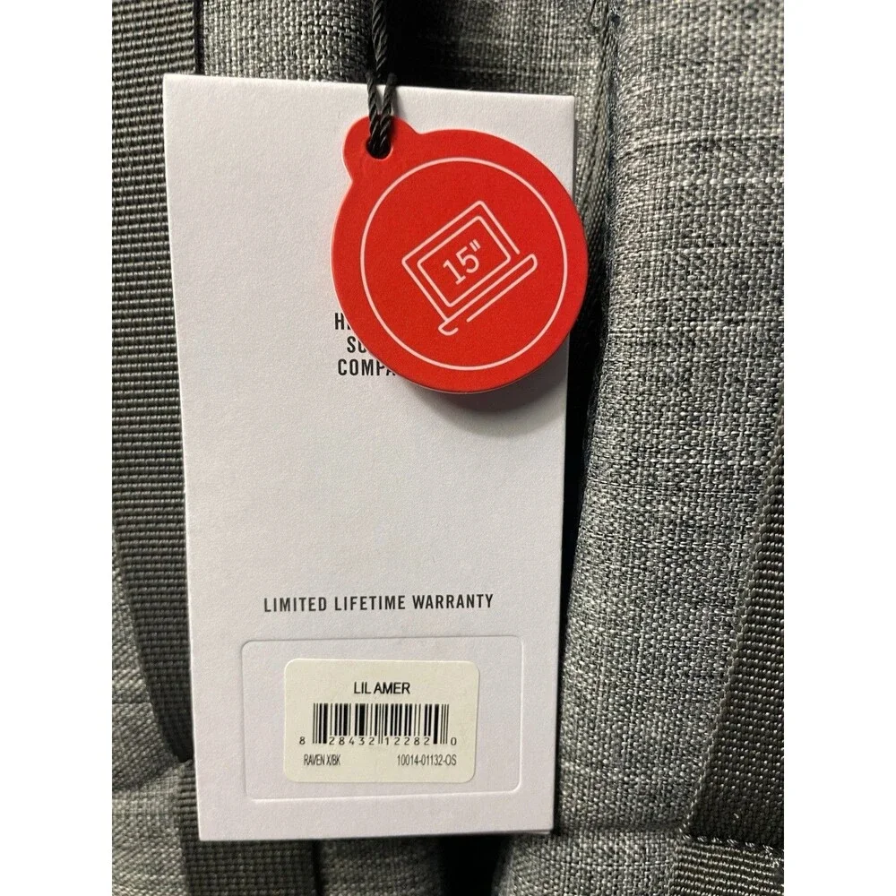 Herschel Little America 25L Laptop Backpack - Logz.io DevOps Tech Swag - GrayNWT